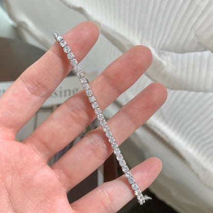 [Rosla]Sparkling Round Cut Daily Bracelet