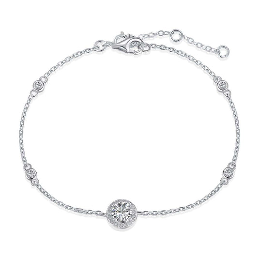 [Rosla]Dazzling Round Cut Shape Bracelet