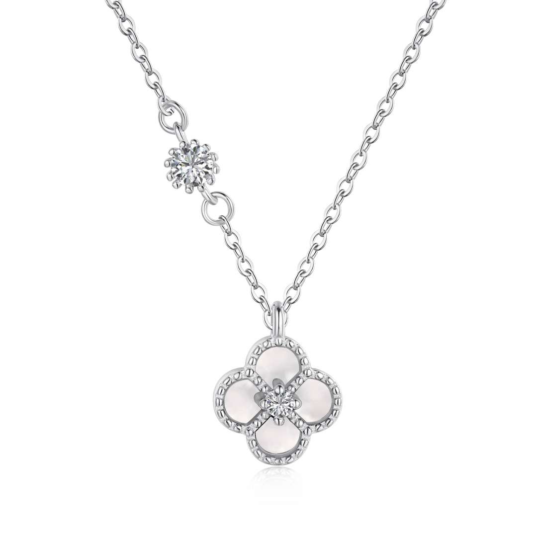 [Rosla]Delicate Flower Shape Necklace