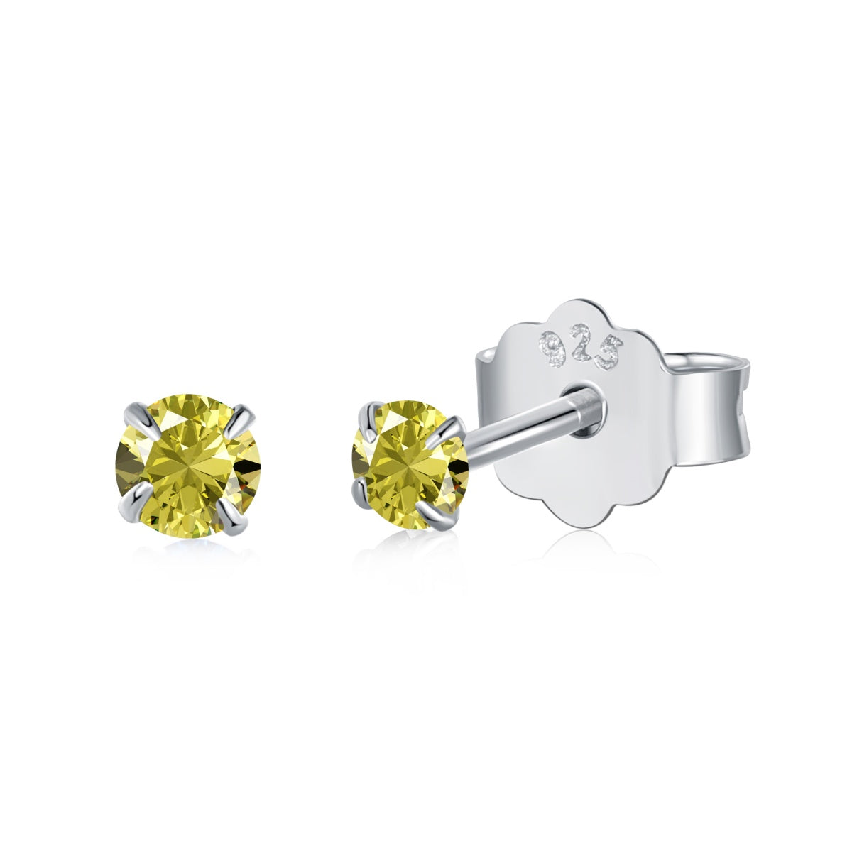 [Rosla]Delicate Solitaire Earrings
