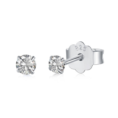 [Rosla]Delicate Solitaire Earrings