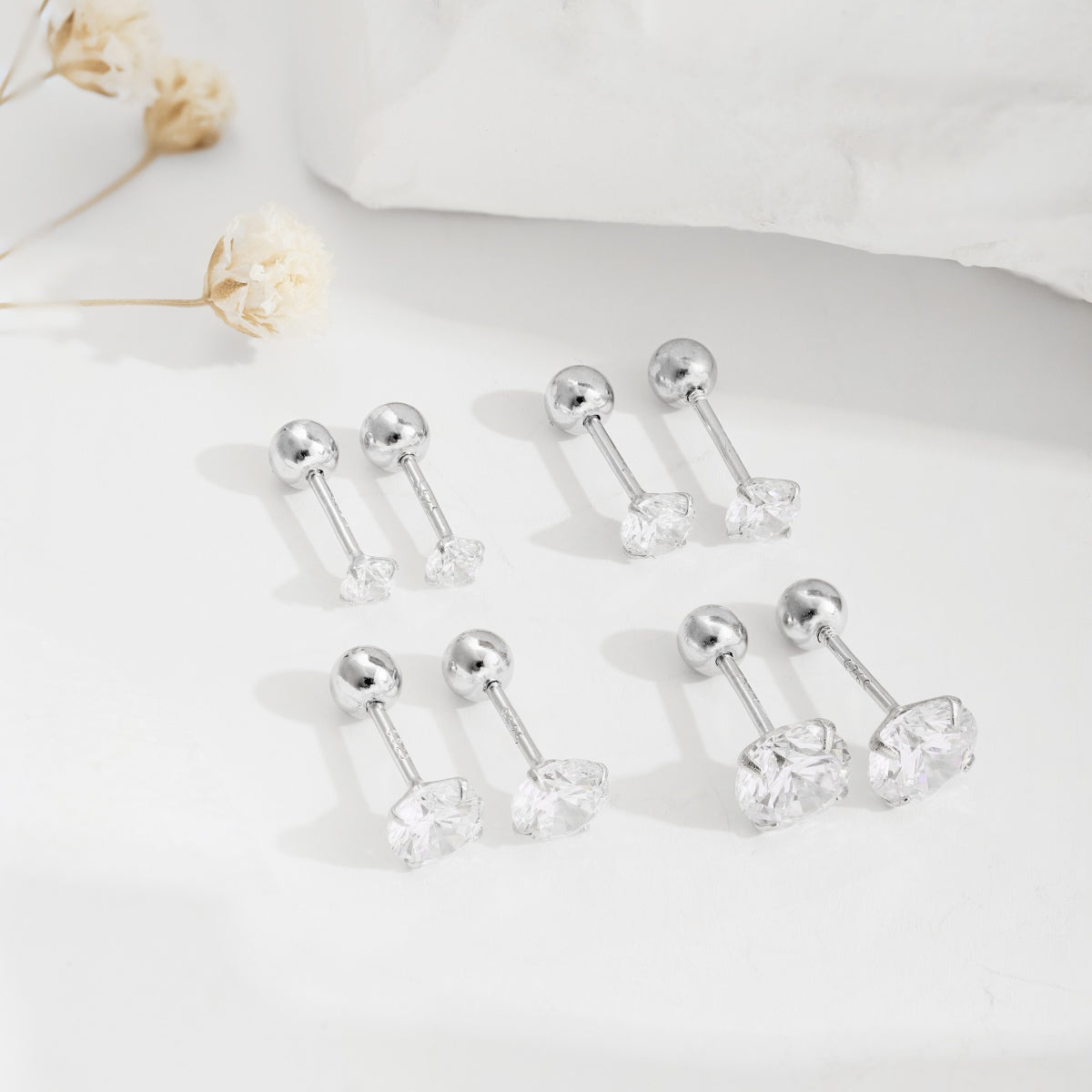 [Rosla]Unique U-Shaped Ear Bone Earrings