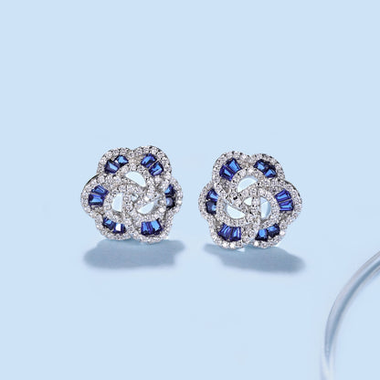 [Rosla]Exquisite Flower Shape Daily Earrings