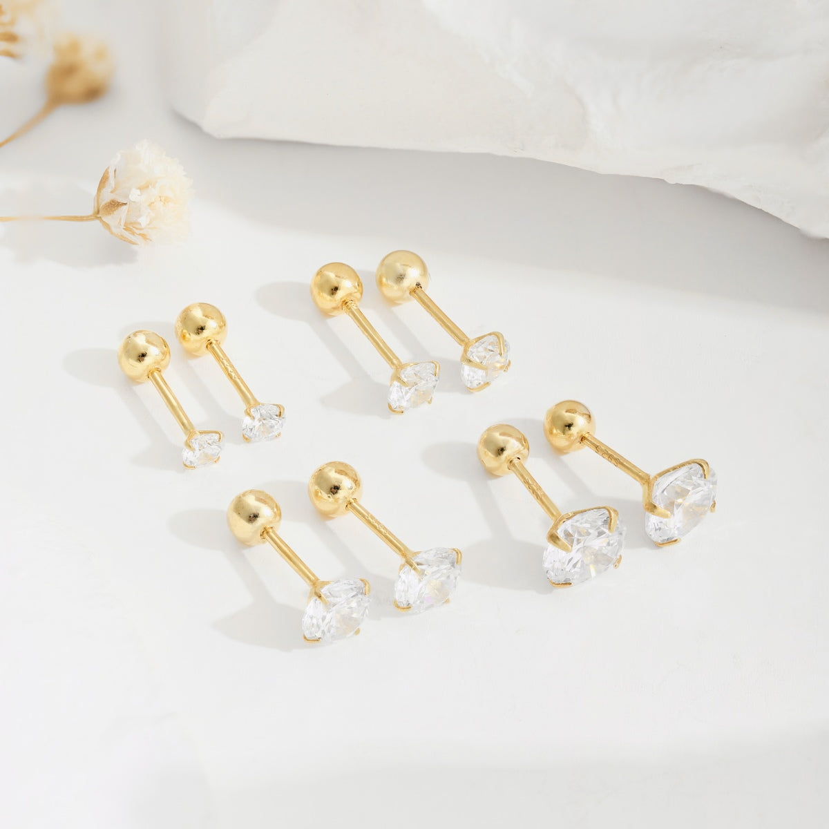 [Rosla]Unique U-Shaped Ear Bone Earrings