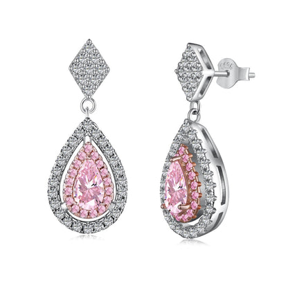 [Rosla]Ornate Delicate Water Drop Shape Banquet Earrings