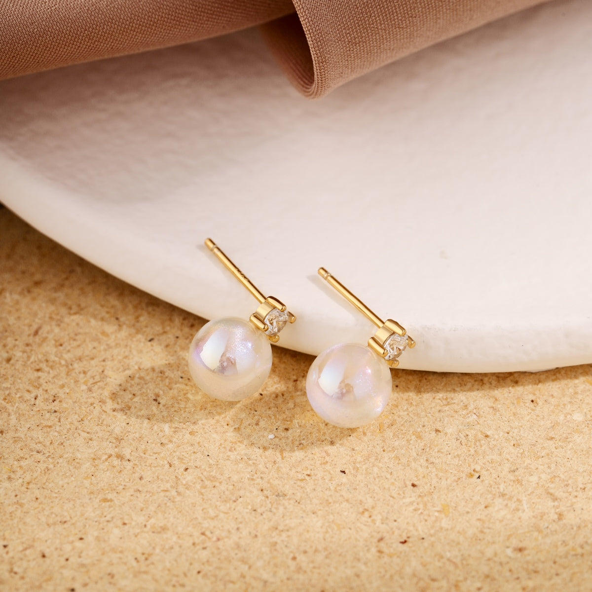 [Rosla]Symphony Mermaid Pearl Earrings