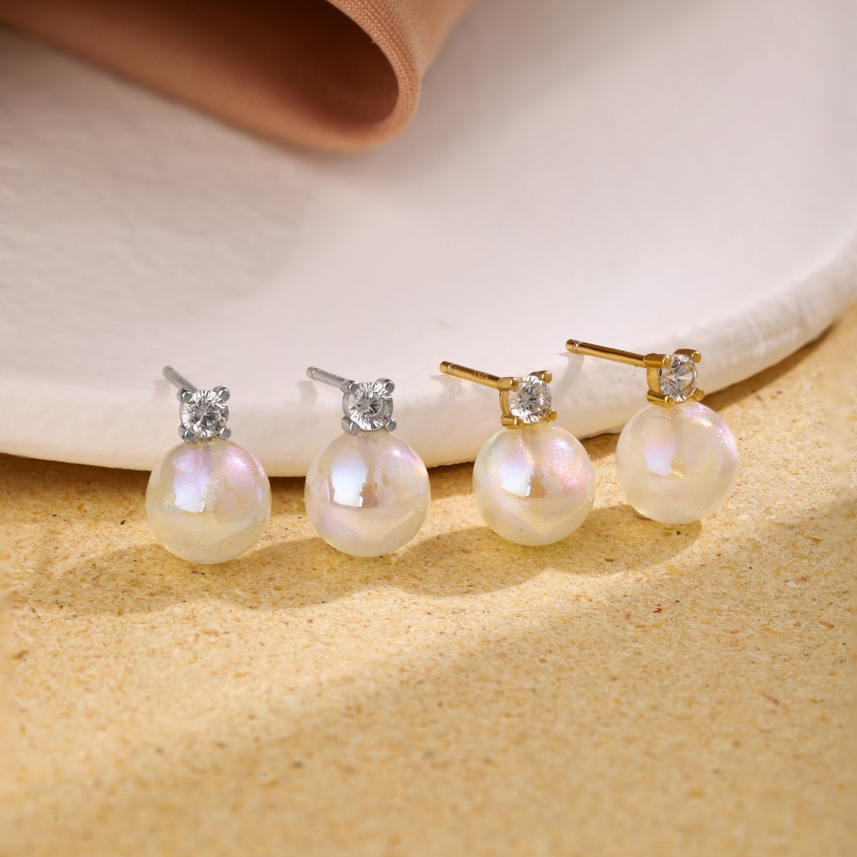 [Rosla]Symphony Mermaid Pearl Earrings