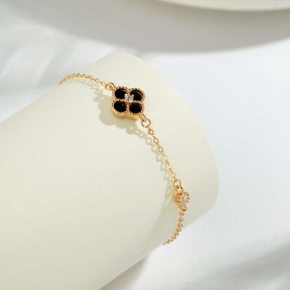 [Rosla]Delicate Four Leaf Clover Bracelet