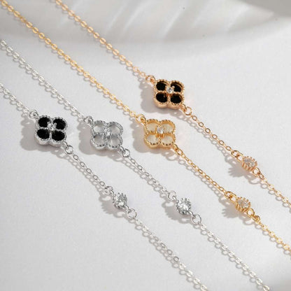 [Rosla]Delicate Four Leaf Clover Bracelet