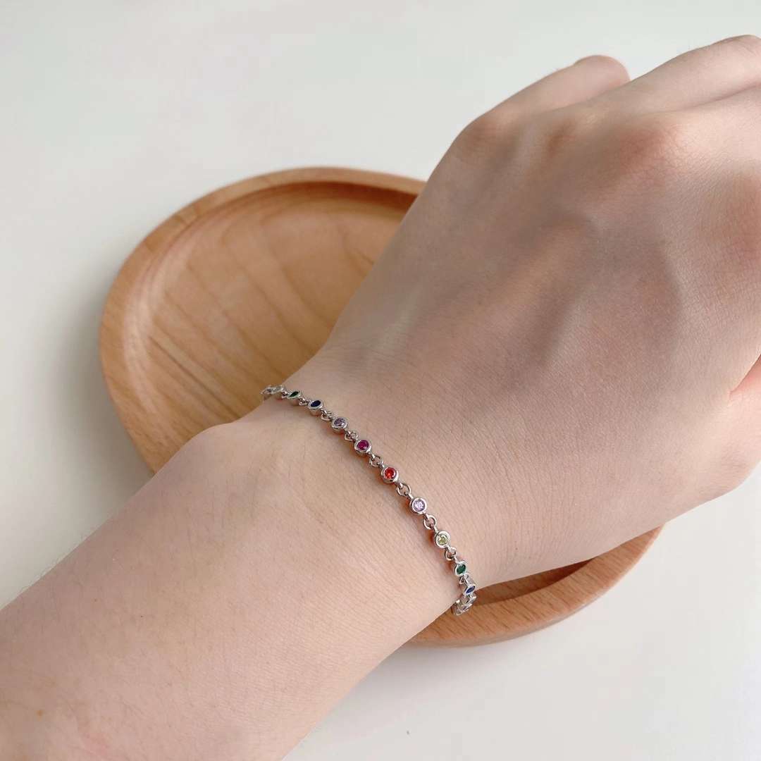 [Rosla]Colorful Bead Array Bracelet