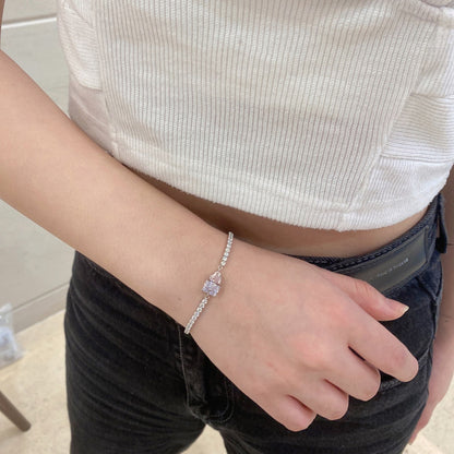 [Rosla]Dazzling Unique Multi Shape Lover Bracelet