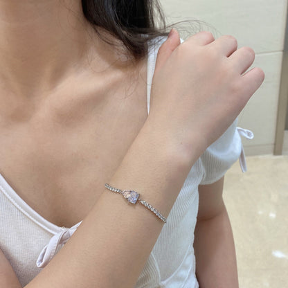 [Rosla]Dazzling Unique Multi Shape Lover Bracelet