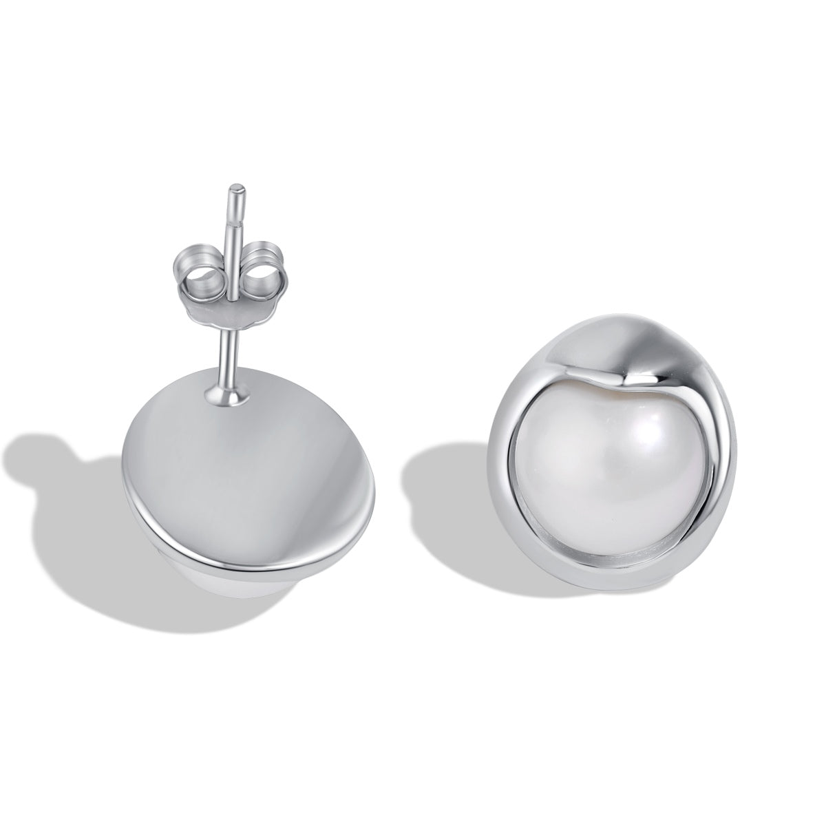 [Rosla]Dainty Bread Pearl Earrings