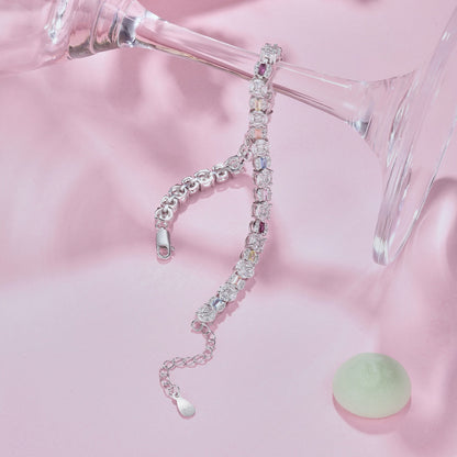 [Rosla]Dazzling Radiant Multi Cut Daily Bracelet