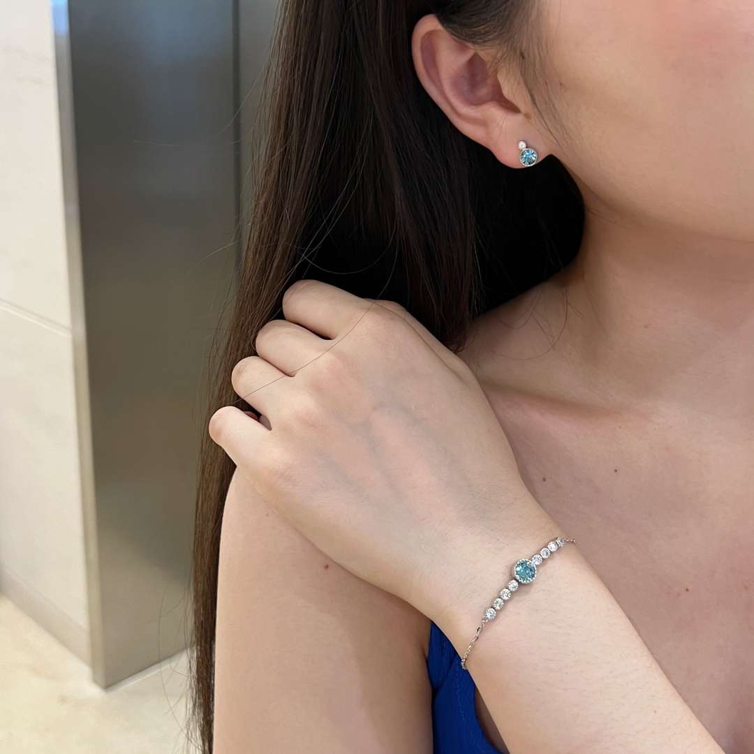 [Rosla]Luxurious Heart Of The Ocean Bracelet