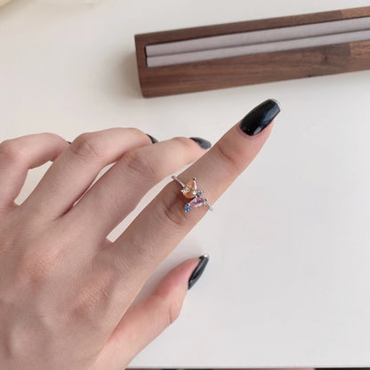 [Rosla]Radiant Colorful Multi Cut Daily Ring