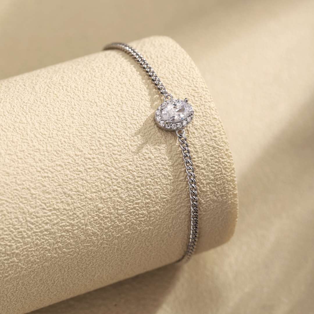 [Rosla]Exquisite Oval Shape Bracelet