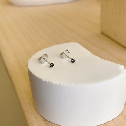 [Rosla]Delicate Solitaire Earrings