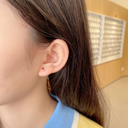 [Rosla]Delicate Solitaire Earrings