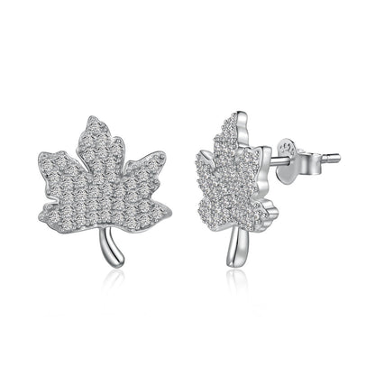 [Rosla]Exquisite Maple Leaf Design Earrings