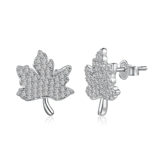 [Rosla]Exquisite Maple Leaf Design Earrings