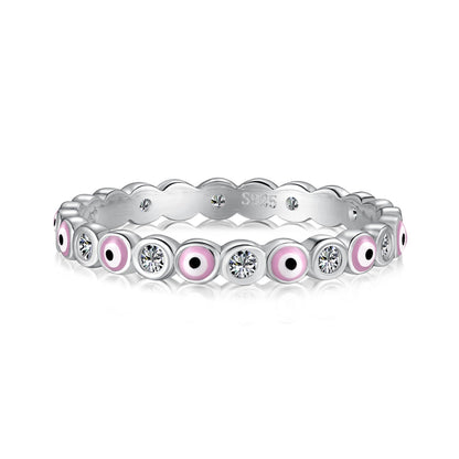 [Rosla]Sparkling Vibrant Round Shape Daily Ring