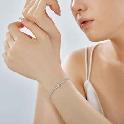 [Rosla]0.75 Carat Exquisite Oval Cut Daily Bracelet