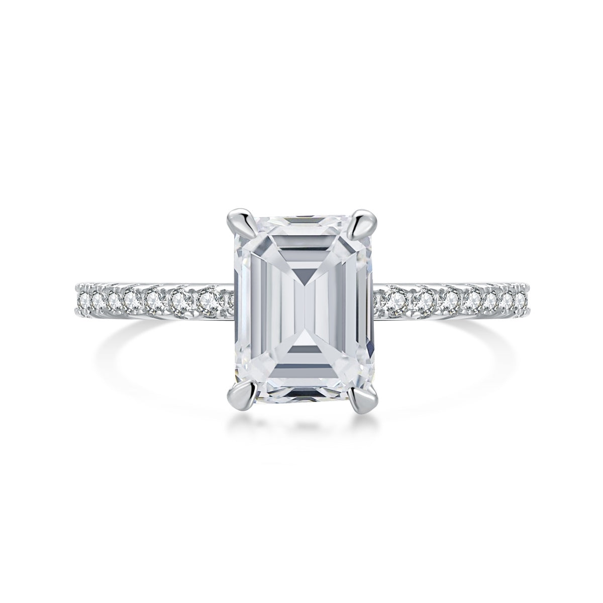 [Rosla]2.0 Carat Scintillating Ornate Radiant Cut Party Ring
