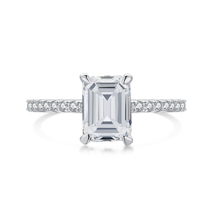 [Rosla]2.0 Carat Scintillating Ornate Radiant Cut Party Ring