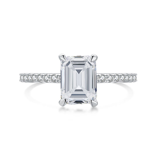 [Rosla]2.0 Carat Scintillating Ornate Radiant Cut Party Ring
