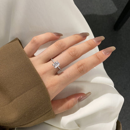 [Rosla]2.0 Carat Scintillating Ornate Radiant Cut Party Ring