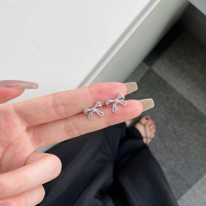 [Rosla]Dainty Bow Shape Earrings