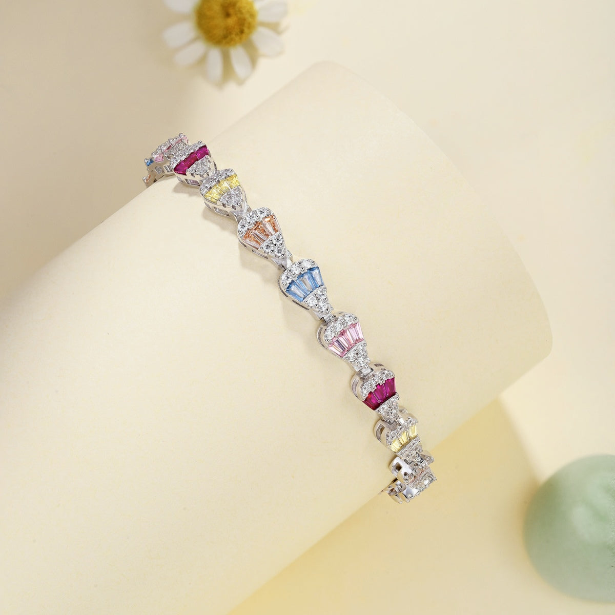 [Rosla]Radiant Water Drop Shape Daily Bracelet