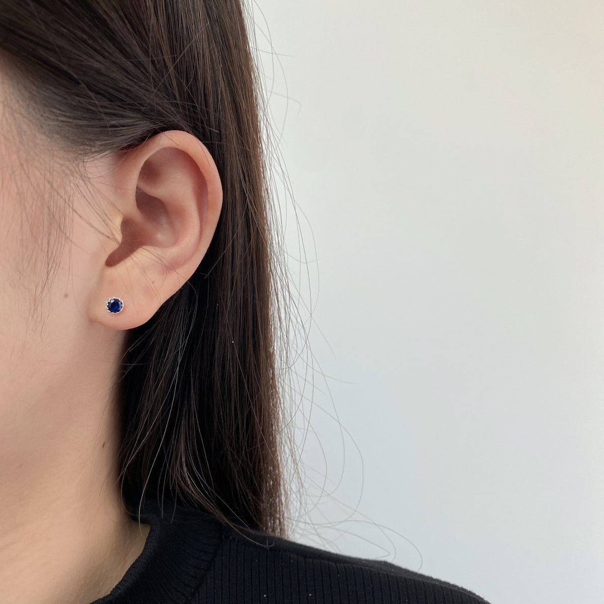 [Rosla]Sparkling Colorful Round Shape Earrings