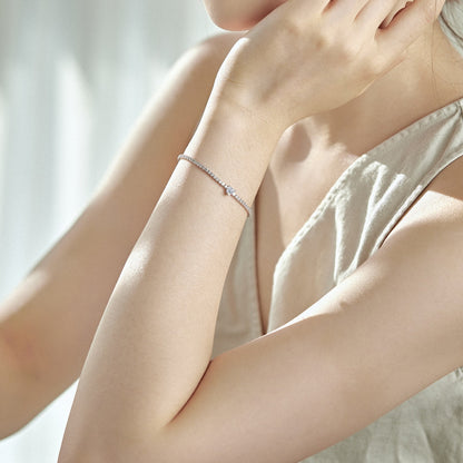 [Rosla]0.5 Carat Elegant Romantic Heart Shape Lover Bracelet