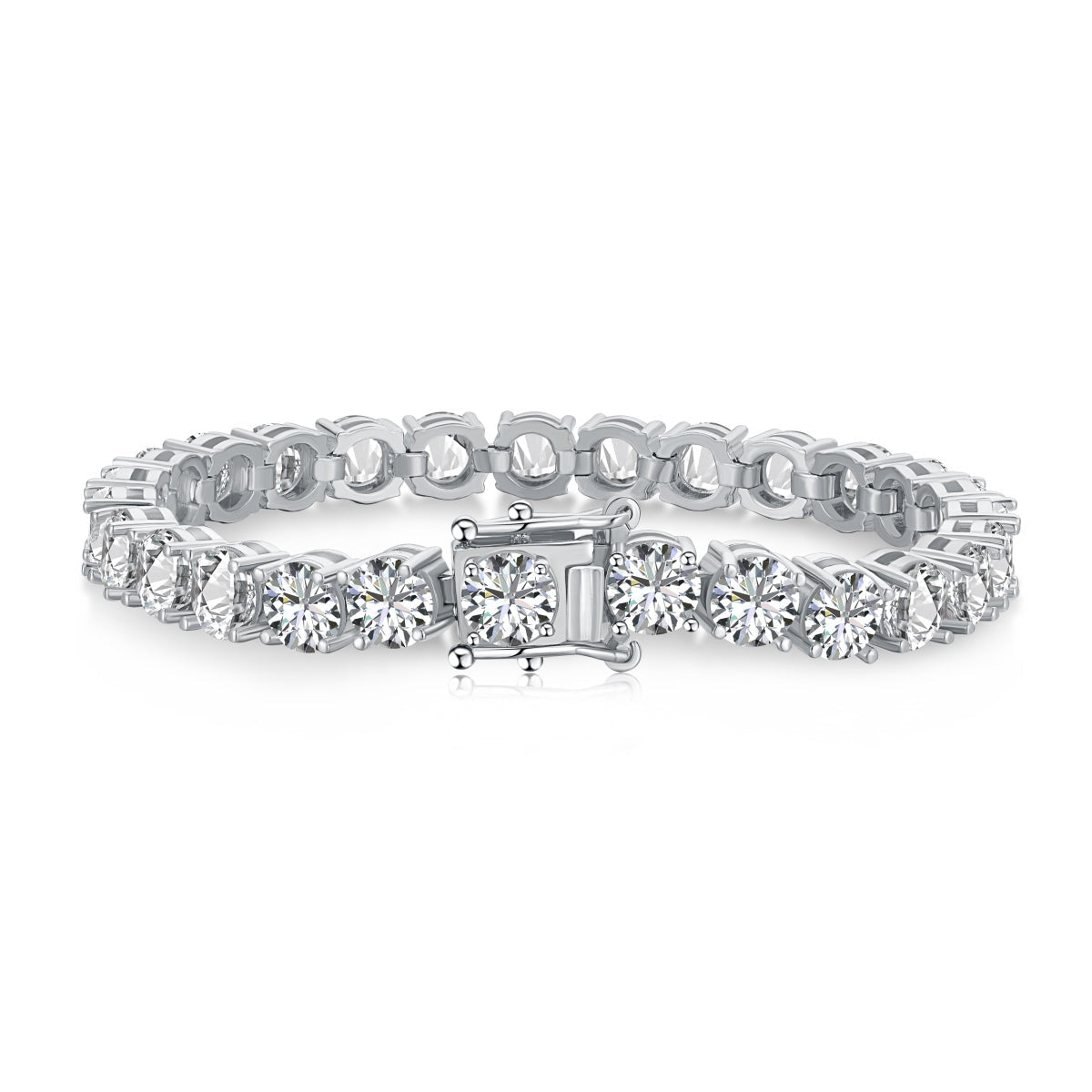 [Rosla]0.75 Carat Dazzling Round Cut Wedding Bracelet