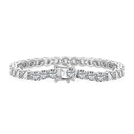 [Rosla]Ornate Sparkling Round Cut Wedding Bracelet
