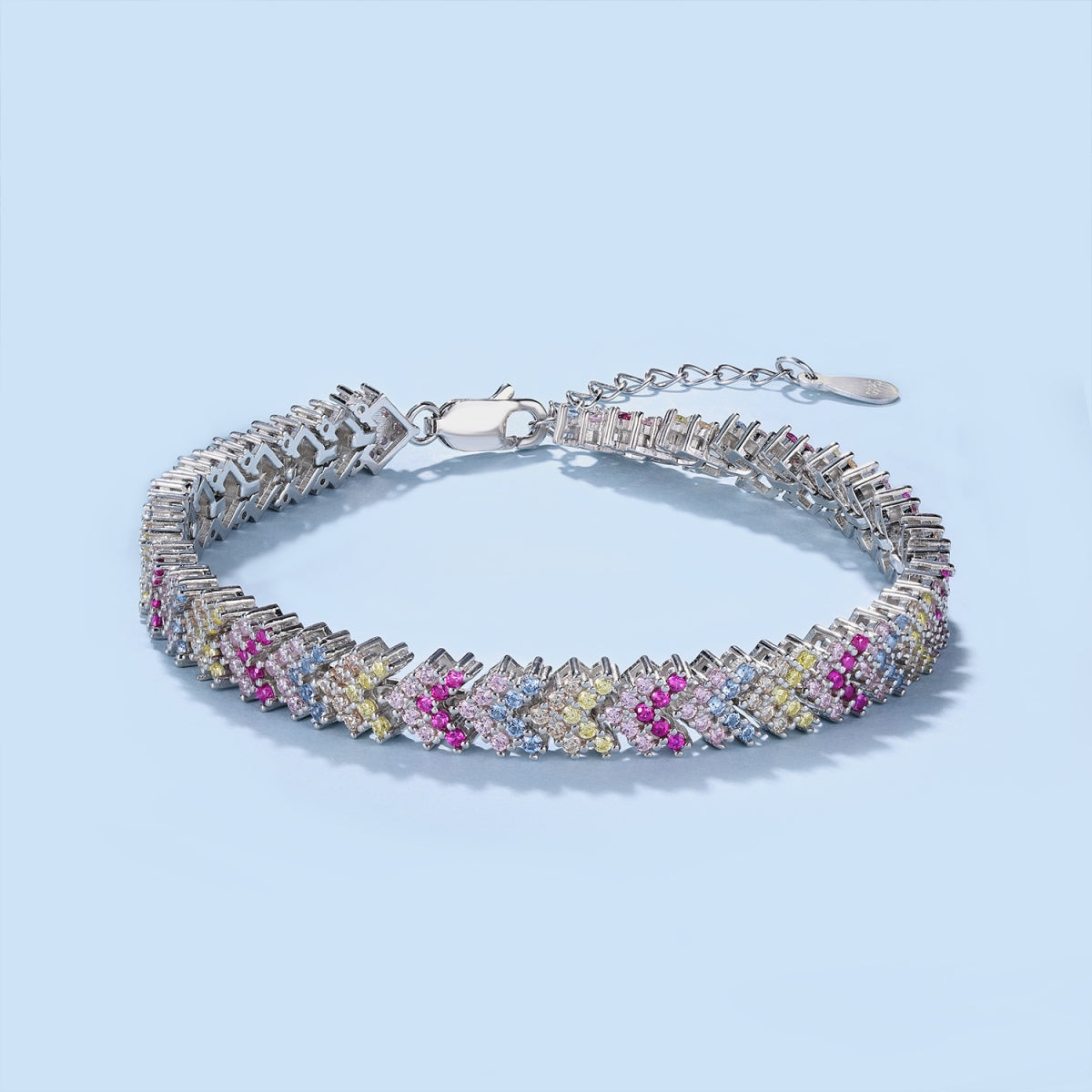 [Rosla]Ornate Sparkling Round Cut Party Bracelet