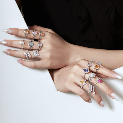 [Rosla]Unique Vivid Snake Shape Daily Ring