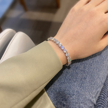 [Rosla]0.75 Carat Dazzling Round Cut Wedding Bracelet