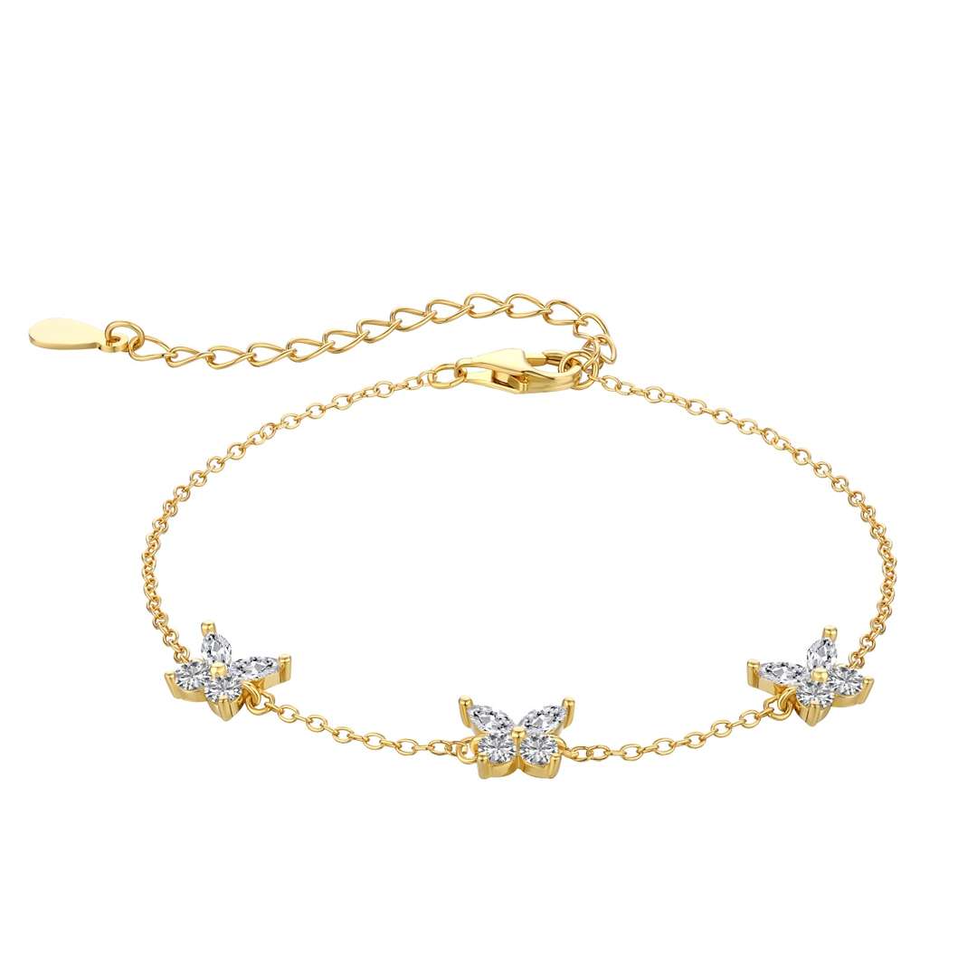 [Rosla]Radiant Butterfly Shape Necklace