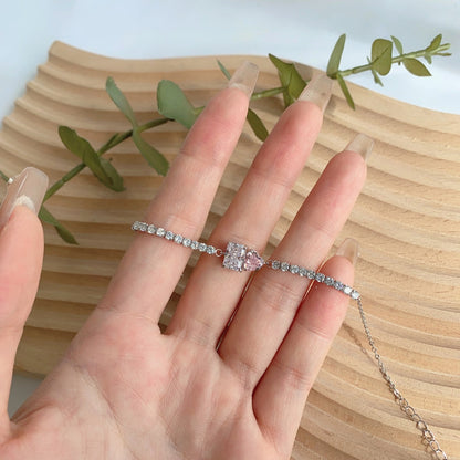 [Rosla]Dazzling Unique Multi Shape Lover Bracelet