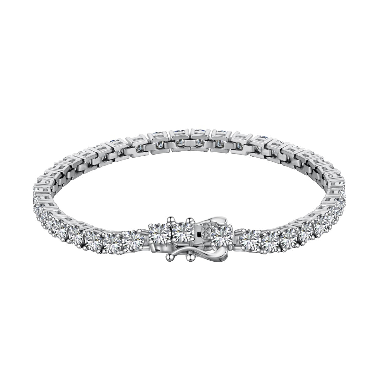 [Rosla]Luxurious Ornate Round Cut Tennis Bracelet