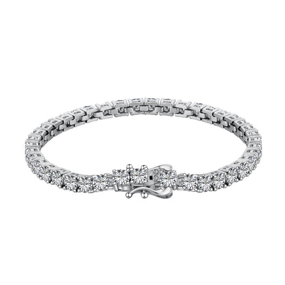 [Rosla]Luxurious Ornate Round Cut Tennis Bracelet