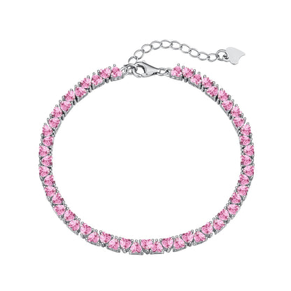 [Rosla]Dazzling Romantic Heart Shape Lover Bracelet