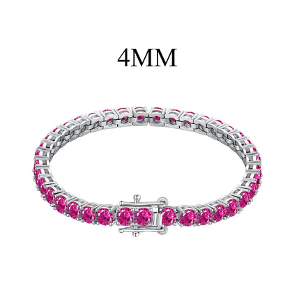 [Rosla]Radiant Colorful Round Cut Party Bracelet