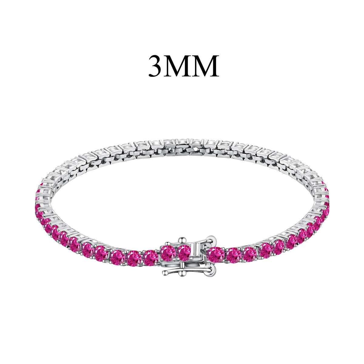 [Rosla]Radiant Colorful Round Cut Party Bracelet