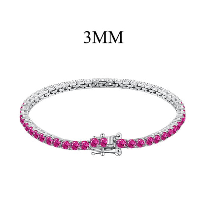[Rosla]Radiant Colorful Round Cut Party Bracelet