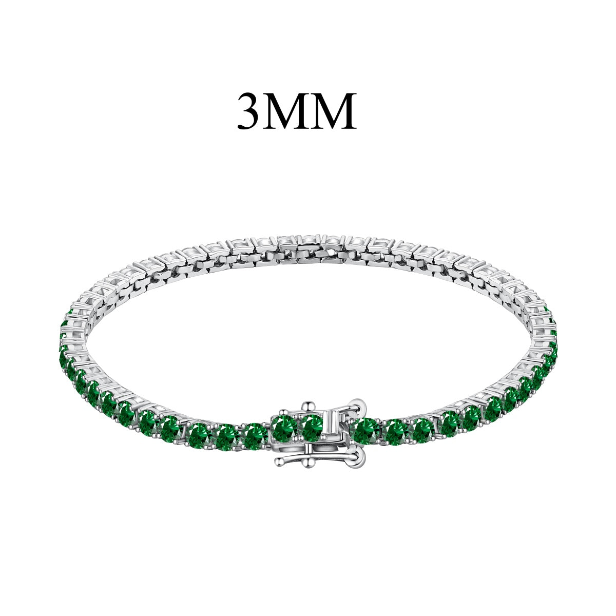 [Rosla]Radiant Colorful Round Cut Party Bracelet