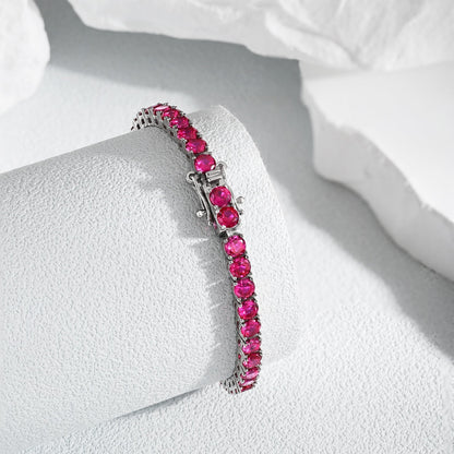 [Rosla]Radiant Colorful Round Cut Party Bracelet